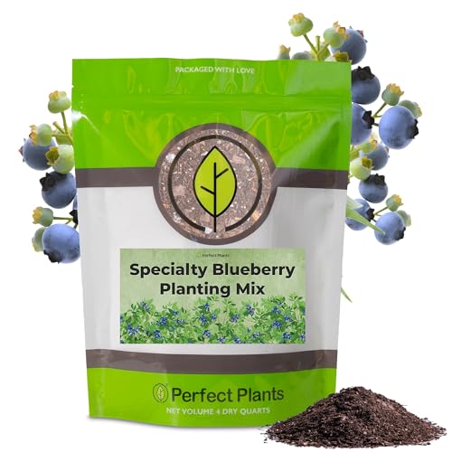 Specialty Blueberry Potting Mix by Perfect Plants | Organic Premium Mix | Use with Blueberry's,...
