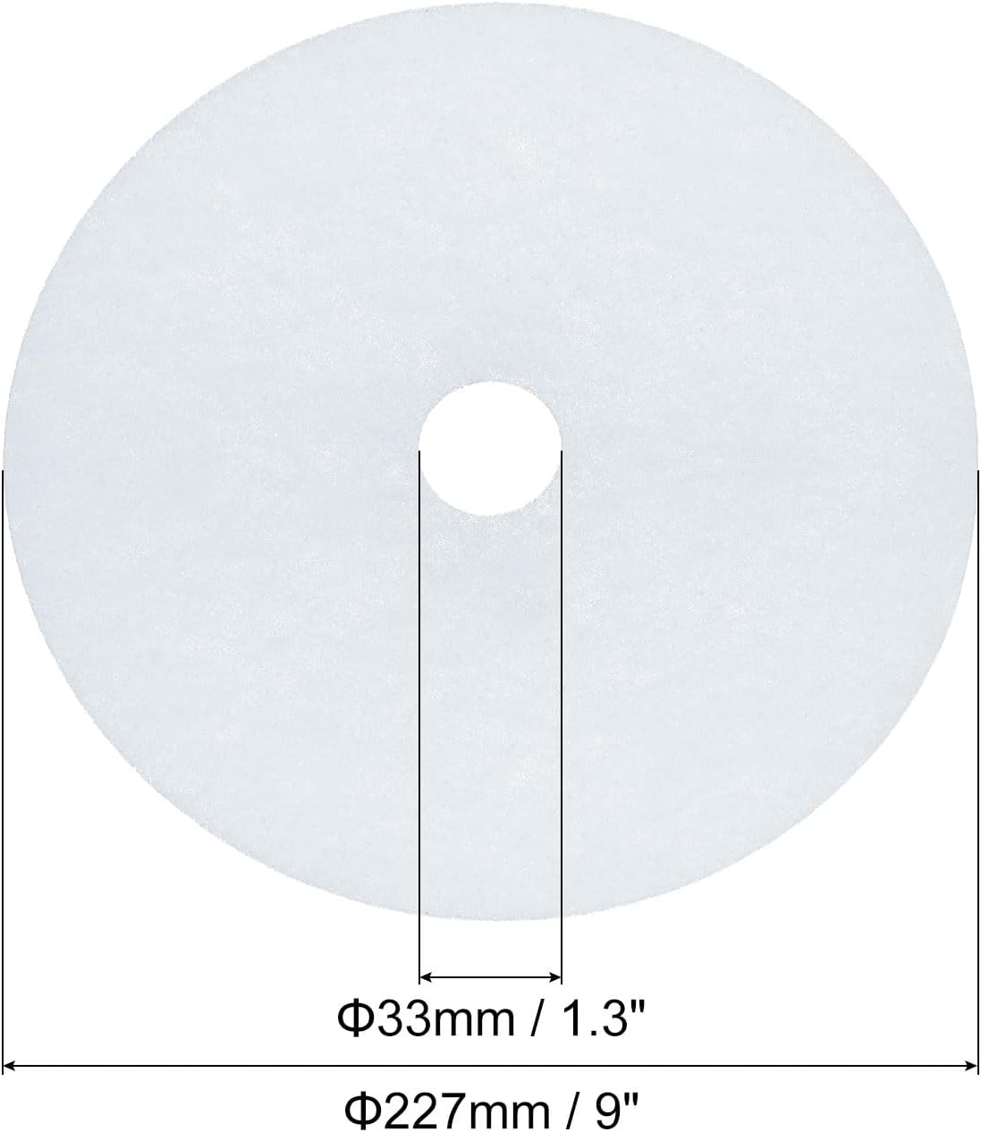 MECCANIXITY Universal Cloth Dryer Exhaust Filter, Cotton 227x33mm White for Clothes Dryer Filter Replacement Pack of 10
