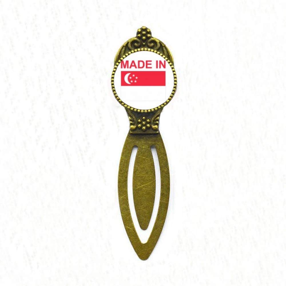 Marque-page rétro Singapour idée cadeau originale pour lecteur - 5