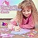 Dromlag Mädchen Geschenke 4 5 6-12 Jahre, Einhorn Geschenke für Mädchen Briefpapier Geburtstag Geschenk für Mädchen 4-12 Jahre Schreibwarenset Polly Pocket Einhorn Bastelset Briefpapier mit Umschlag