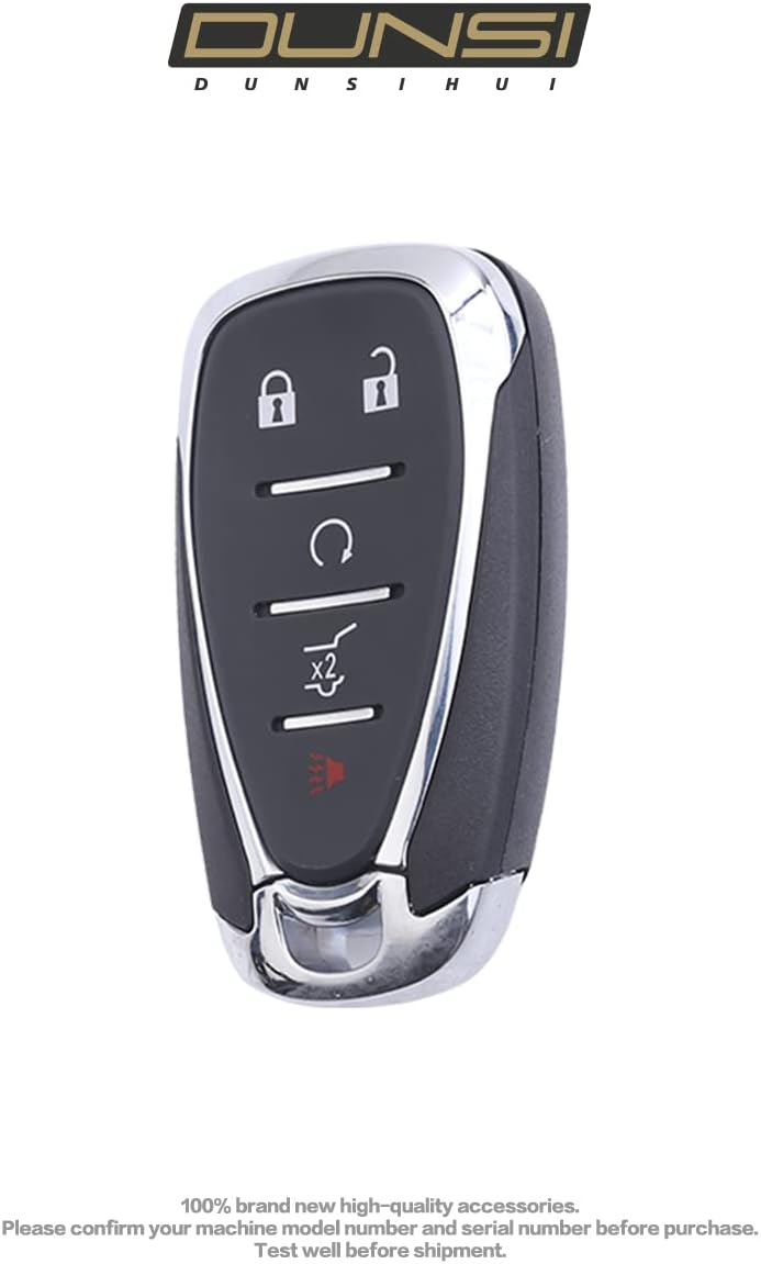 DUNSIHUI 2Pcs HYQ4EA Car Key Fob Keyless Control Entry Remote Start 5 Button SUV Vehicles Replacement Compatible with Blazer Equinox Traverse Trailblazer 5btn