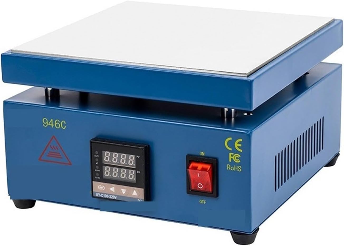 Máquina De Embalaje De Celofán | Placa Calefactora CNC, Superficie Calefactora De Aleación De Aluminio, Rango De Control De Temperatura 0-400 ℃