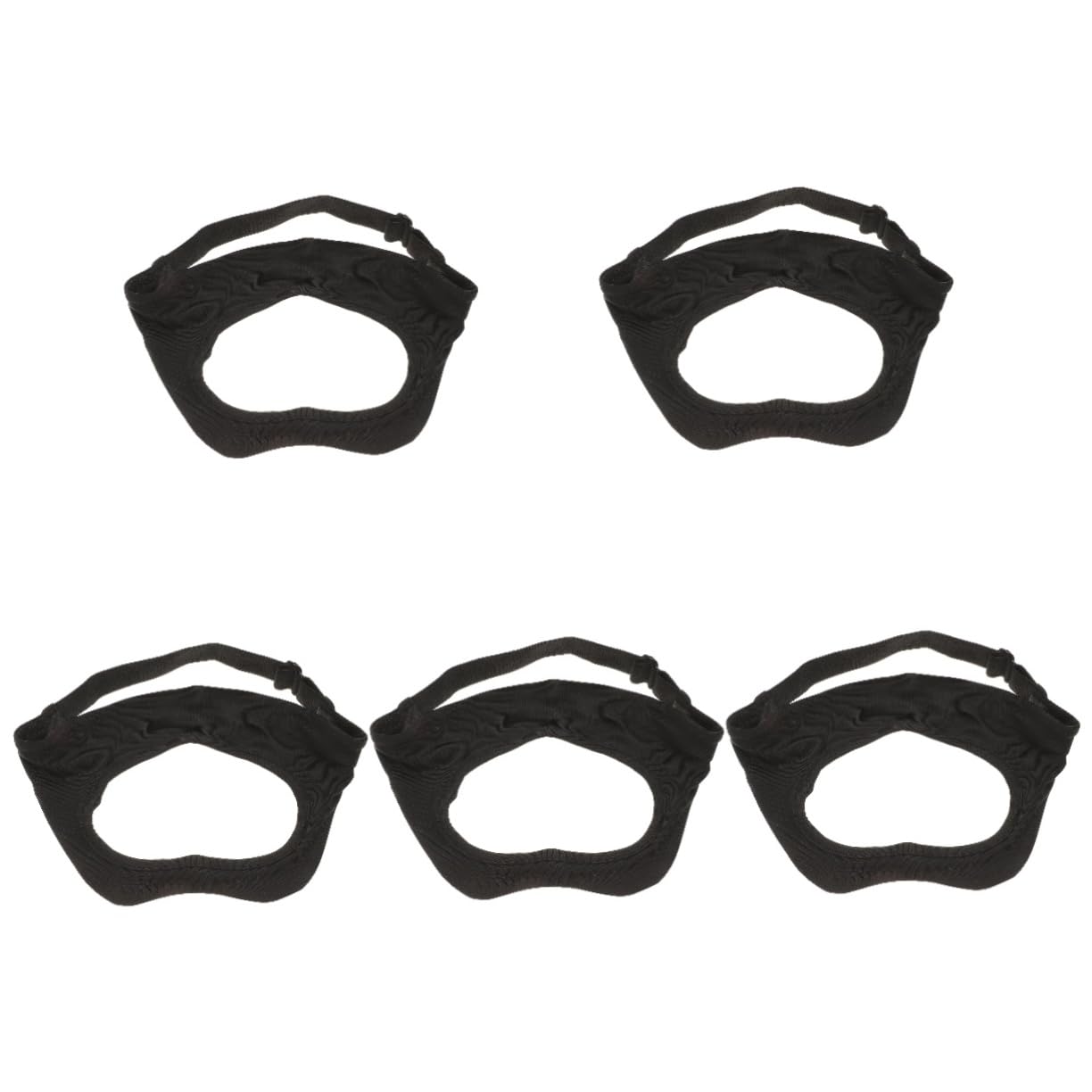 UKCOCO 5 Pezzi Di Maschera Per Dormire Con Imbottitura Elastica Lavabile E Comoda Per Il Gioco Vr