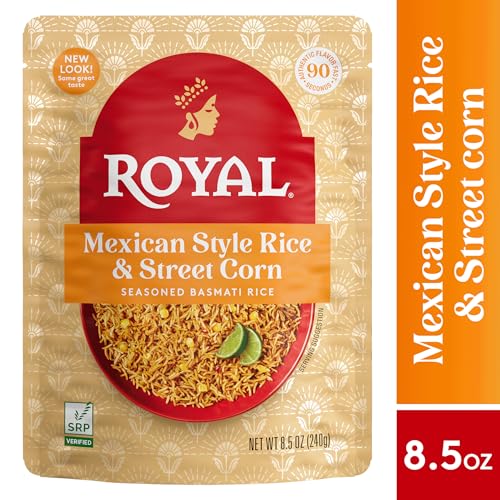 Image of Royal Mexican Street Corn Basmati White Rice - (6 Pack) 8.5 oz