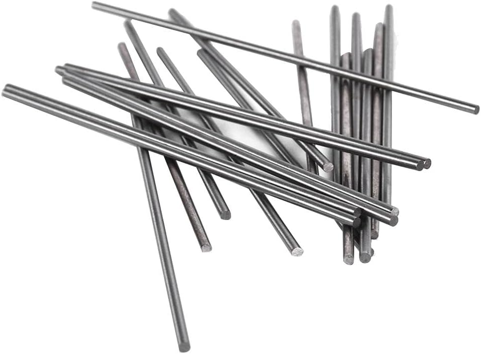 20pcs Lathe Hexagon Solid Shaft, 100x2mm for Model &