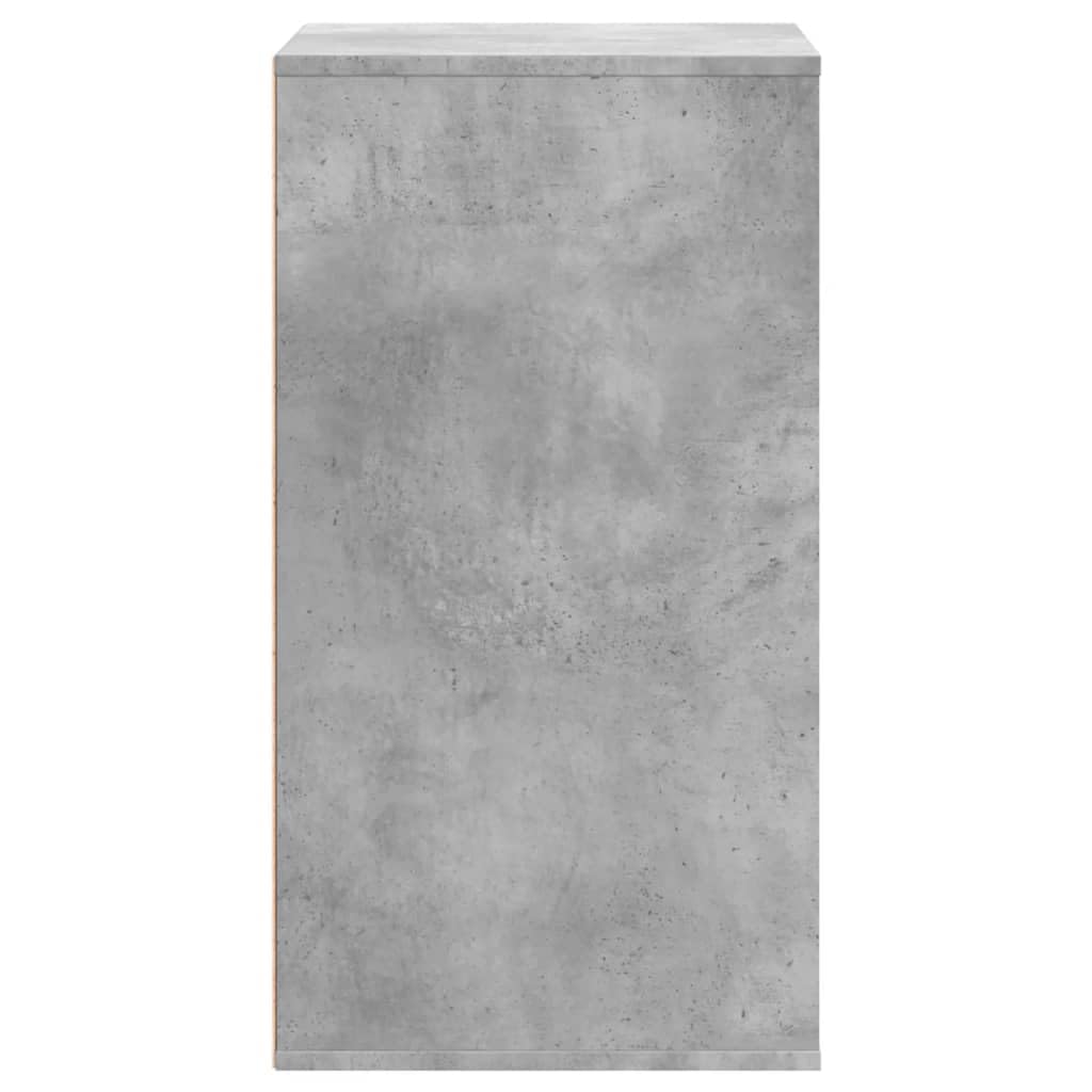 ShGaxin Komoda narożna z drewna betonowego, szara, 60 x 41 x 76 cm, wygodna sypialnia, meble do sypialni, komoda na szafę, szuflady do sypialni, komody i szuflady - 852873