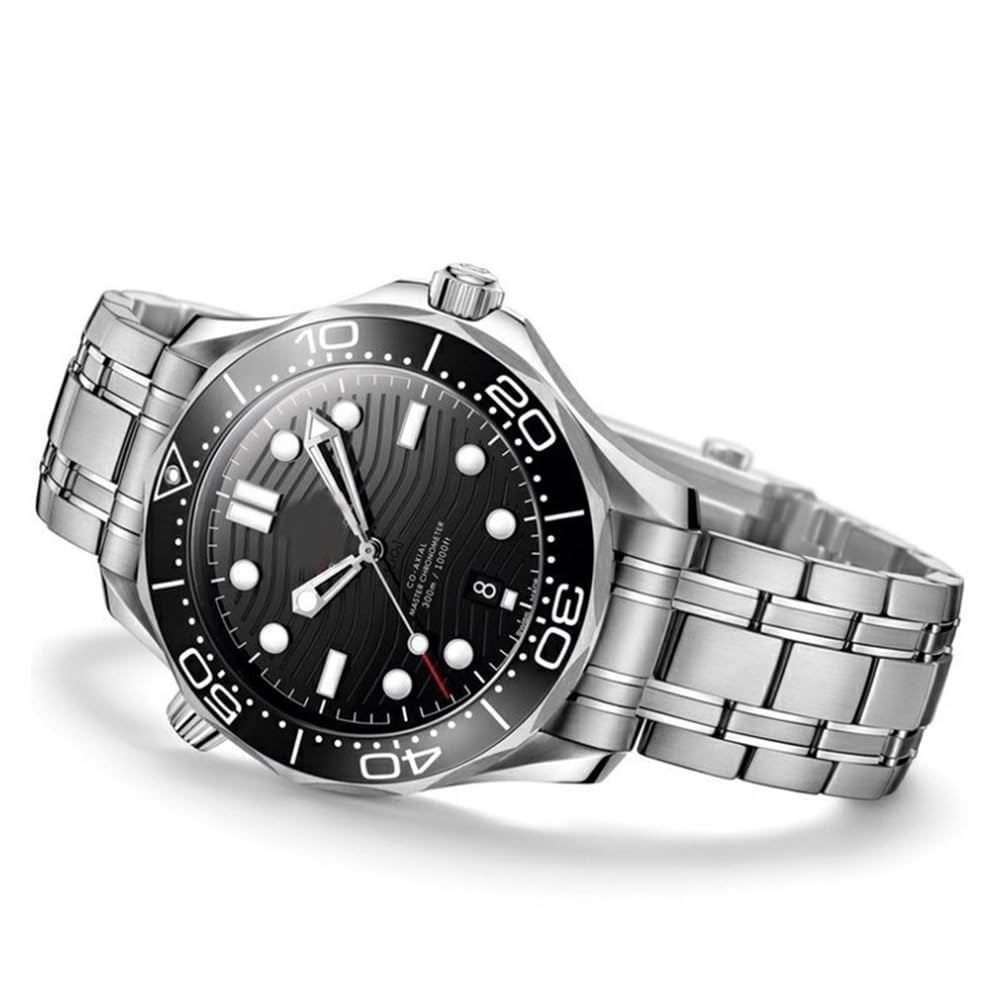 Masywny pasek stal nierdz. z zakr. końcami do Omega Seamaster 300