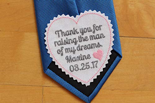 Father of the Groom Tie Patch, tie label - 3