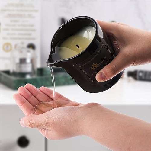 Miniatura 2 de MELONY Vela de aceite de masaje para relajación pura, 8.1 onzas, aceite esencial hidratante para masaje corporal para spa en casa, regalo increíble