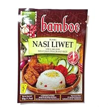 Bamboe Bumbu Nasi Liwet West Java Fragrance Spice Mix, 50 Gram Pack of 3