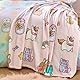 Catherine Lansfield Kids Forever Together Kuscheldecke, Fleece, 130 x 170 cm, Pastellfarben