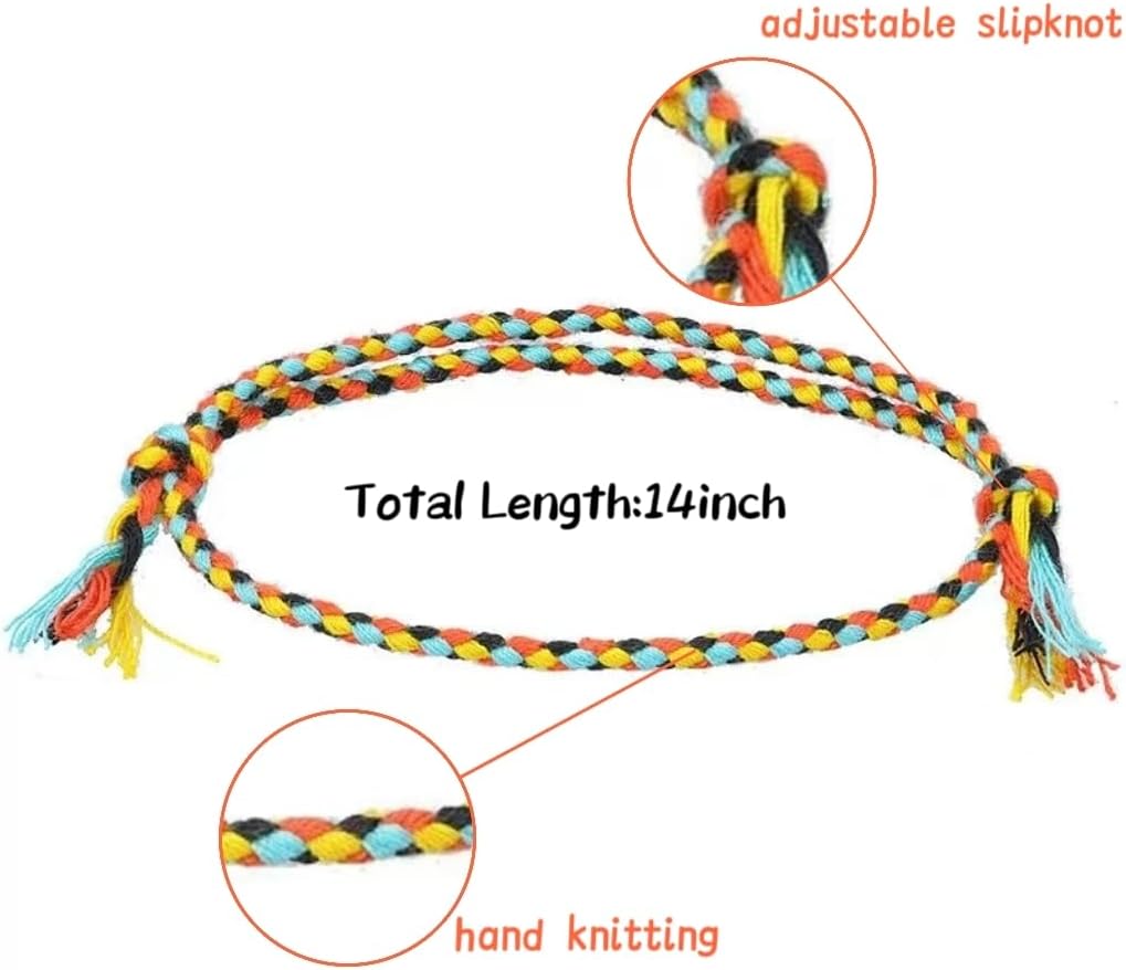 Woven Wrap Friendship Bracelets,Adjustable Friendship Bracelets Bulk,Made for Women, Men and Teenagers as Birthday Gifts, Party Gifts, Colorful Friendship Bracelet String.