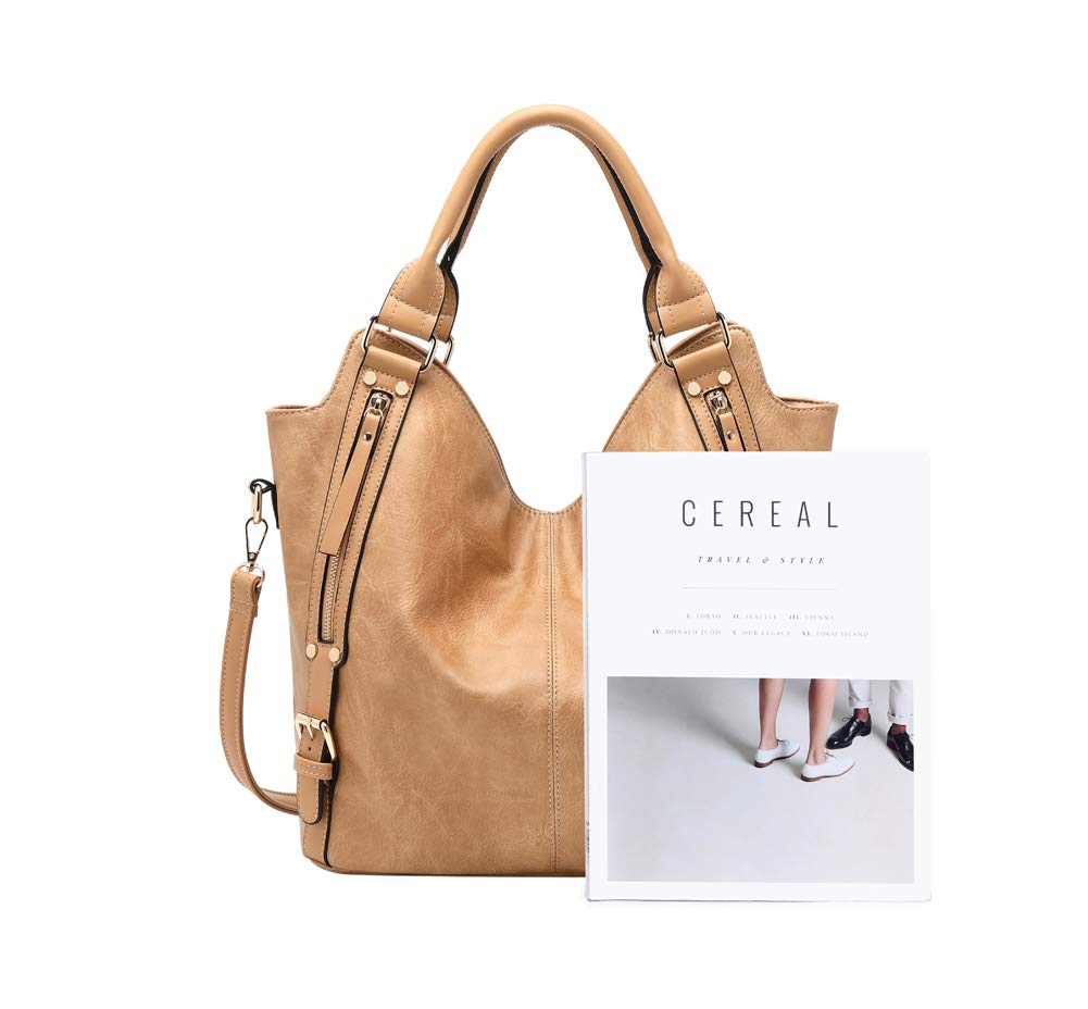 Bolso de mano para mujer, de piel sintética, con correa ajustable para el hombro