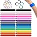 26 Pieces Rainbow Silicone Slap Bracelets, Soft and Safe Blank Silicone Slap Bracelet for Adults and Teens, Families Craft Kit Party Favors, 13 Colors