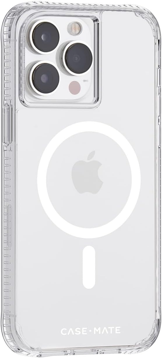 Case-Mate Tough Plus iPhone 14 Pro Max Case - Clear [15ft Drop Protection] [Compatible with MagSafe] Magnetic Phone Case for 14 Pro Max 6.7", Shockproof Cover with Anti Yellow and Anti Scratch Tech
