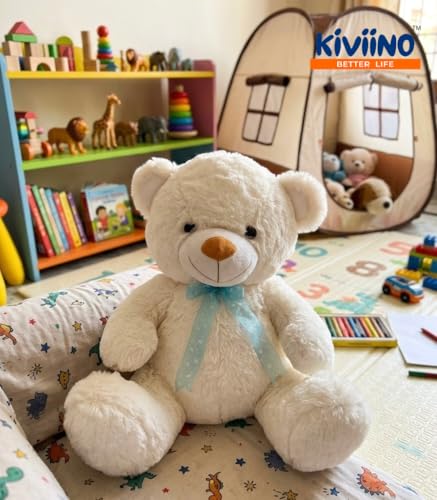 Image of Soft Toy Cuddly Teddy Bear| 42cms for Girls & Boys Plush Stuffed Animals Ultra Soft Toys |Perfect for Birthday Gifts (Teddy Bear, Cream, 42cms)