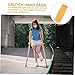 DEARMAMY 10pcs Underarm Crutch Hand Grips TPR Replacement Handle Grips for Medical Ergonomic Design for Comfort Easy to Clean and Install Suitable for
