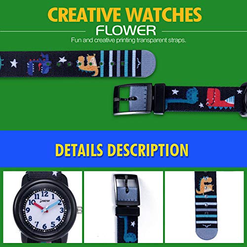Kavie Kids Watches for Girls Boys, 3D Cute Cartoon Waterproof Analog Toddler Watch for Age 3-10 Year Boys Girls Little Child4