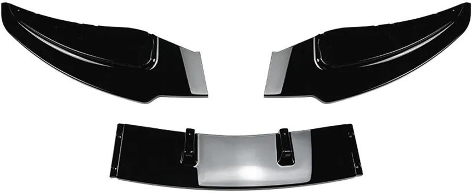 Body Splitter Kit For Bmw E81 E82 E87 E88 118d 120i 120d 125i 135i 2007-2014 Front Bumper Splitter Lip Spoiler Diffuser 3Pcs(Carbon Look)