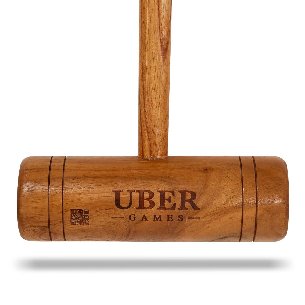 Ubergames - Set completo da croquet, per famiglie, fino a 6 giocatori principianti
