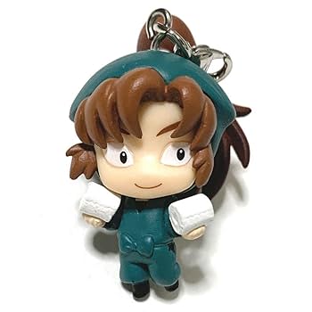 忍たま　つながるキーチャーム　善法寺伊作 忍たま乱太郎 善法寺 伊作 私服 メタル根付き メタルチャーム