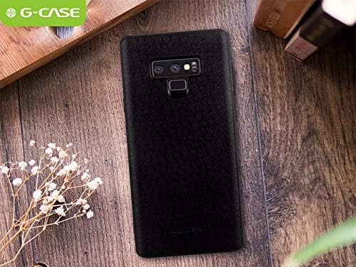 Daido™ G-Case Series PU Leather Back Cover/Case Cover/Leather Cover/Hard Case Cover Compatible for Samsung Galaxy Note 9 (Black)