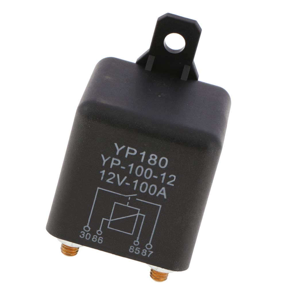 Amazon | Almencla 車リレー 4ピン スターターリレー ブ 防水, 12V 