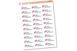 FC12 Dance Competition Planner Stickers