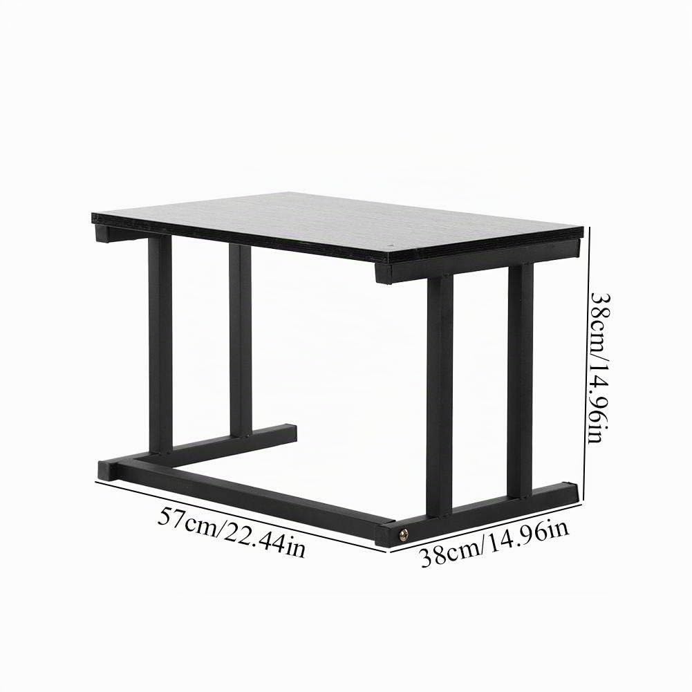 Ejoyous Supporto per forno a microonde a 2 strati per da bancone e fornello per riso 57 x 38 x 38 cm (nero)