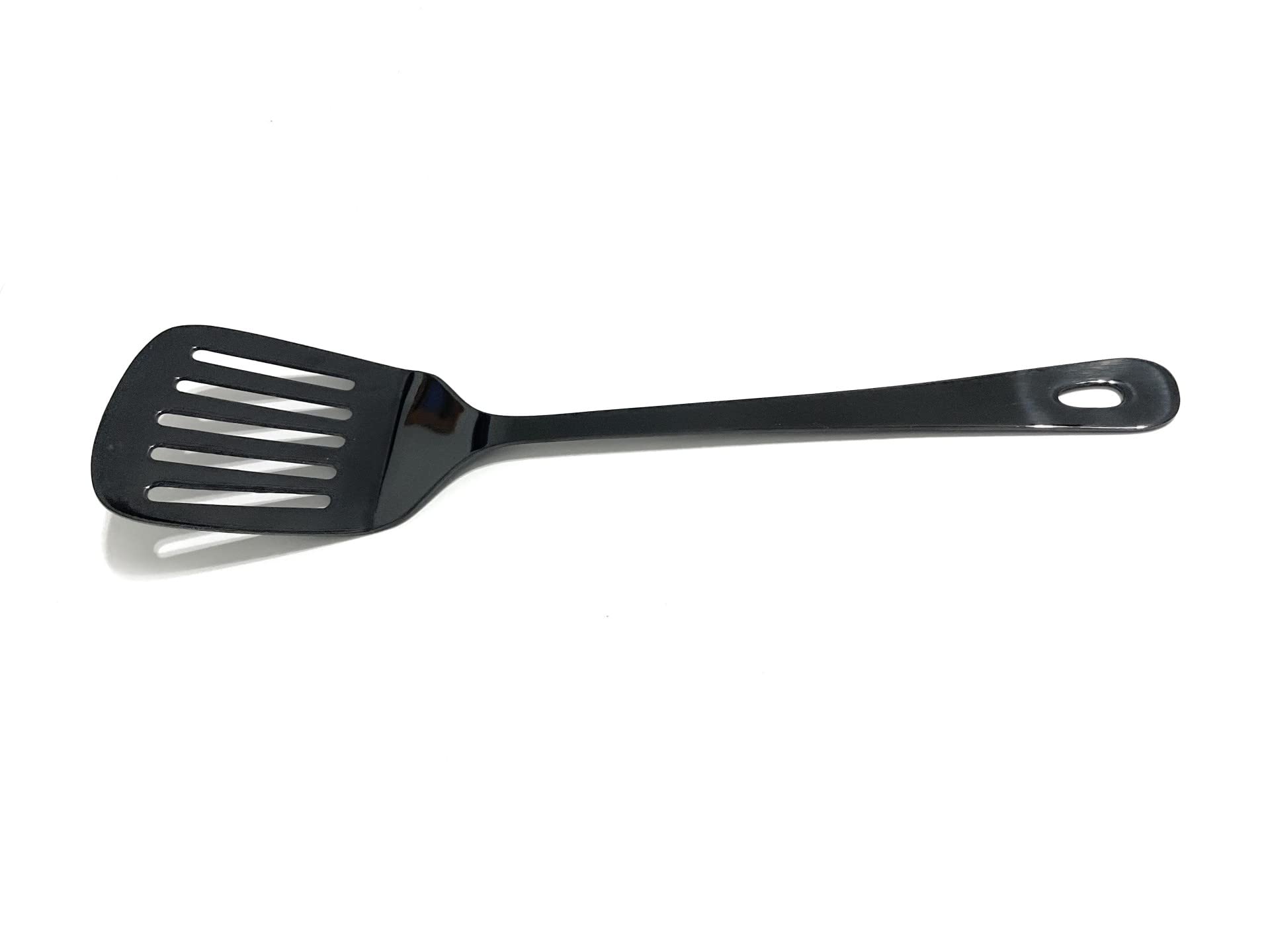 Küchenutensilien-Set aus Edelstahl, PVD-Schwarz, 4 Stück (Spatel, Schöpflöffel, Servierlöffel, Schaumlöffel, Schaumlöffel)