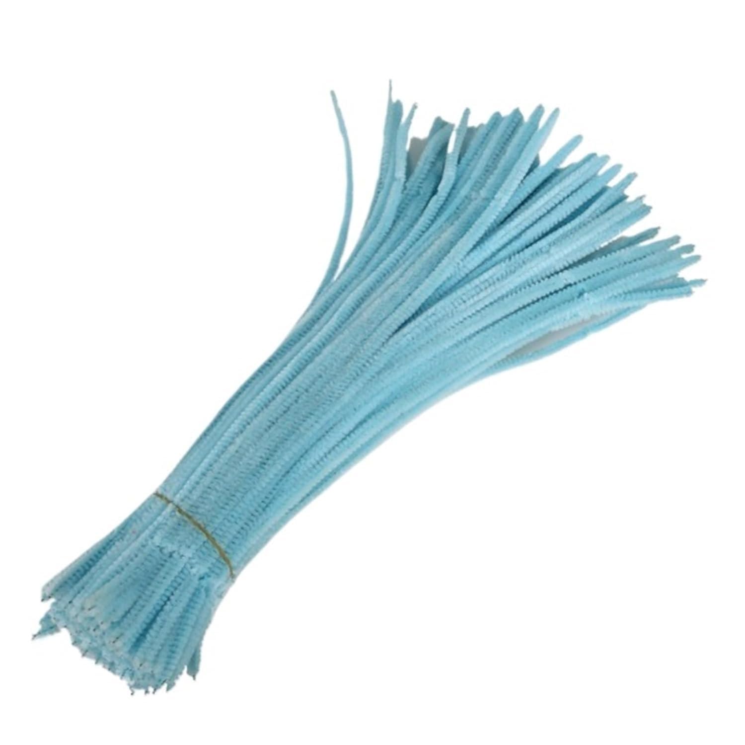 Tiges de chenille, cure-pipes 100 pièces tiges de chenille multicolores for l'artisanat de bricolage(Color 9)