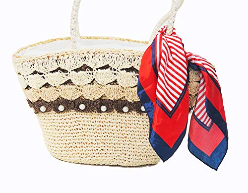 Asia Design - Bolso de Mano para Mujer, Hecho a Mano, 48 x 14 x 26 cm