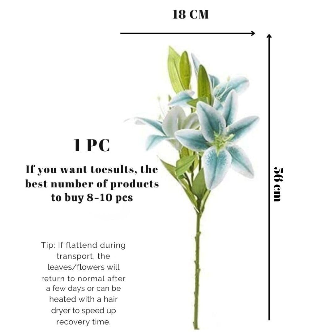 Lily Artificial Flowers - Elegant Home Decor -5