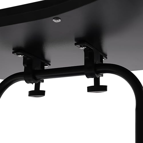 Miniatura 8 de Podio para aula, 2 piezas de altura ajustable para portátil portátil con estante de almacenamiento, escritorio sentado a pie, atril rodante, soporte