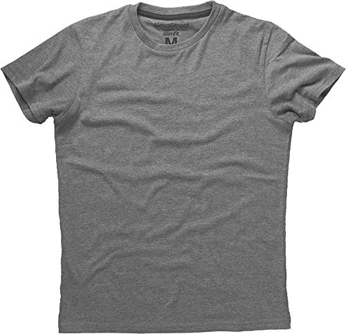 Kit 6 Camisetas Slim Fit Masculinas Básicas Lisas Novastreet Cor:Colorido;Tamanho:P