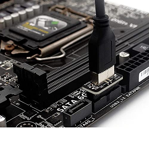 Image of PingPing USB Front Panel Adapter,Vertical USB 3.1 Front Panel Socket Key-A Type-E to USB 3.0 20Pin Header Adapter