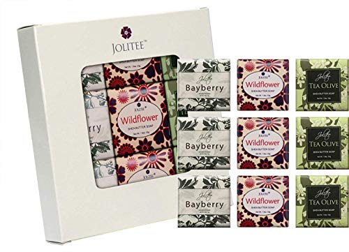 French Milled Botanical Soap Sampler Set of Nine in Fabulous Scents, Individually Wrapped Vegetable Based Mini Soaps with Essential Oils, Shea Butter and Natural Extracts (Specialty Assorted)