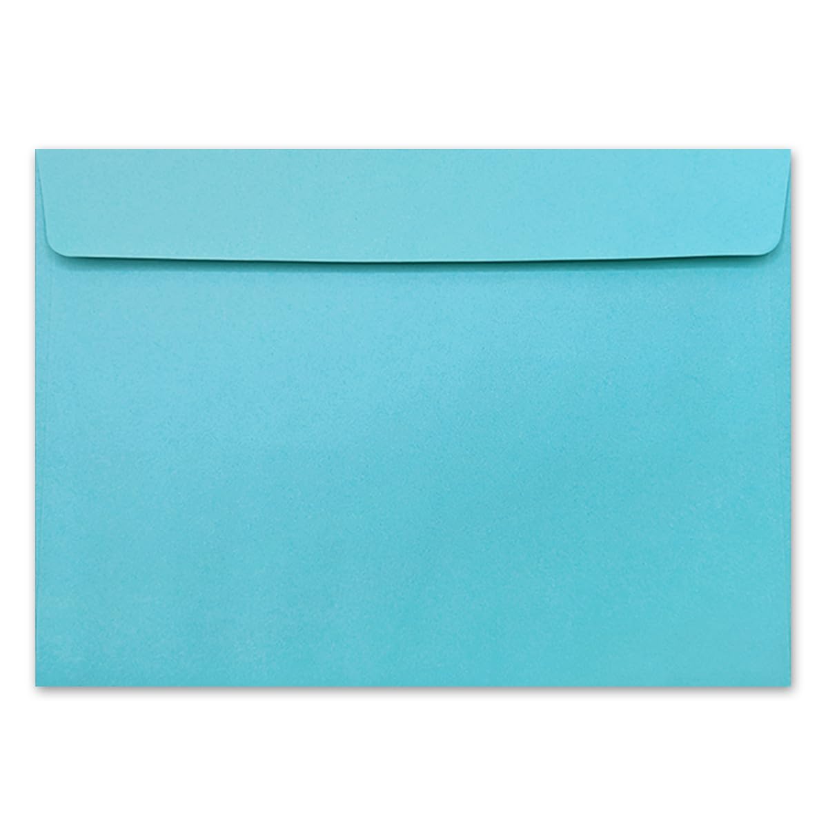 300 buste per lettere, formato DIN C5, 16,2 x 22,9 cm, con chiusura adesiva, per grandi inviti e biglietti di compleanno o matrimonio, colore: turchese