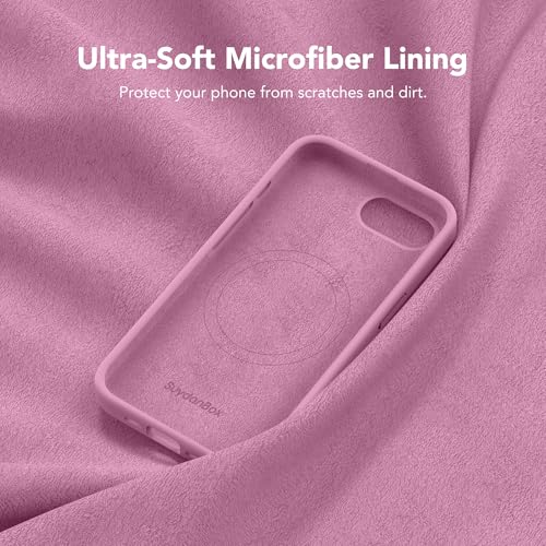 Image of Magnetic for iPhone 17e /iPhone 16e Case, Compatible with MagSafe, [Soft Anti-Scratch Microfiber Lining] Slim Silicone Shockproof Protective Phone Case for iPhone 17e /16e 6.1 inch, Blackcurrant