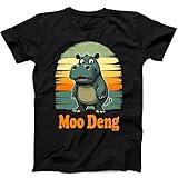 Photo Gallery moo deng hippo animal funny gift black tee t shirt Photo Gallery moo deng hippo animal funny gift black tee t shirt