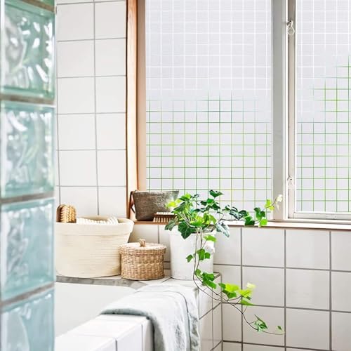 Image of COLORMATE Premium Vinyl Stained Frosted Window Glass Film (24x24 Inch) - Self-Adhesive Wallpaper Sticker Opaque Tint Cling for Window Glass Privacy Cover, Door, Office, Home.| Anti-UV. Box Design