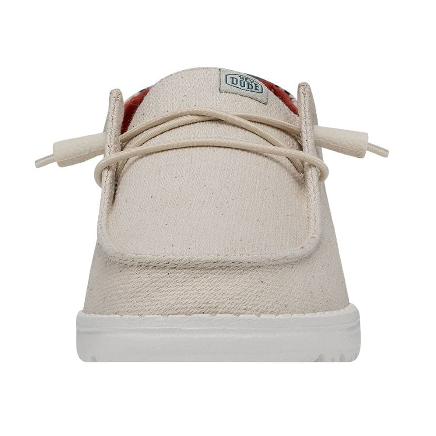 Image of HEYDUDE Women's Wendy Washed Canvas | Women's Shoes | Women's Lace Up Loafers | Comfortable & Light-Weight