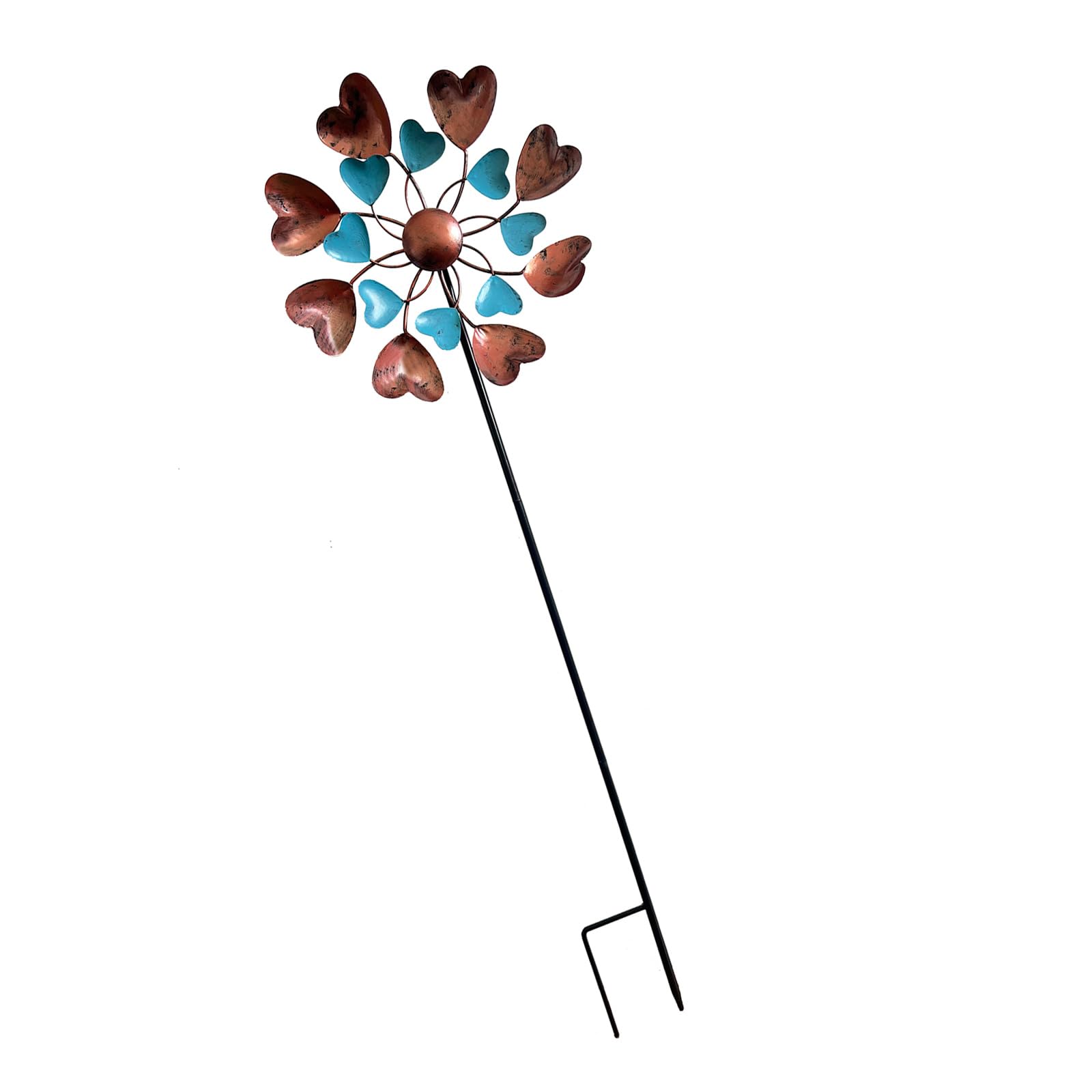 Rotating Winds Spinner Windmill Sculpture Metal Garden Art Yard Decoration Gift Suitable for Lawns Landscape Garden Sculpture