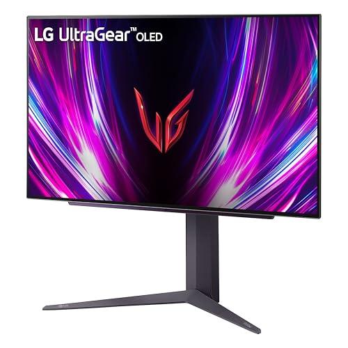 undefined LG 27GS93QE 27-inch Ultragear OLED Gaming Monitor QHD 1440p 240Hz 0.03ms DisplayHDR True Black 400 AMD FreeSync Premium Pro NVIDIA G-Sync HDMI 2.1 DisplayPort Tilt/Height/Pivot Stand Black の商品画像 5