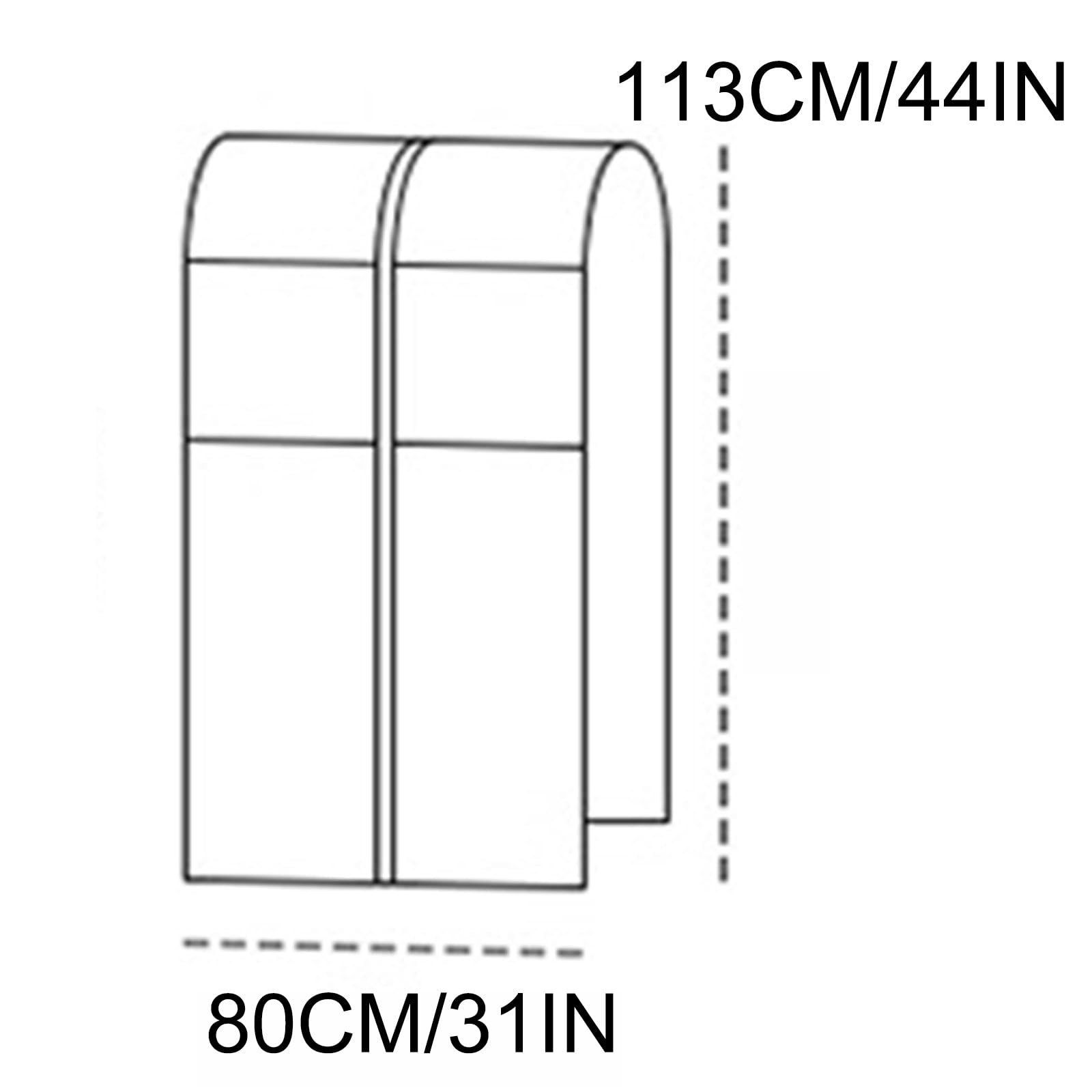 Housse Vetements à Suspendre,Housse Vetement Avec Plusieurs Poches Impermeables Avec Zip Pour Danseurs Chemise Costumes Clothes 100x60cm 96494674