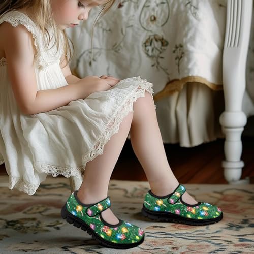 Little Girl Mary Jane Dress Shoes Christmas Shoes for Girls Holiday Party Mesh Sneakers School Shoes Soft Comfort Ballet Flats4