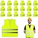 20 Pack Reflective Safety Vests Bulk,High Visibility Security Vest with Hi Vis Silver Strip,Mesh Construction Work Vest for Men Women, Raffic Work, Running, Surveyor and Security Guard