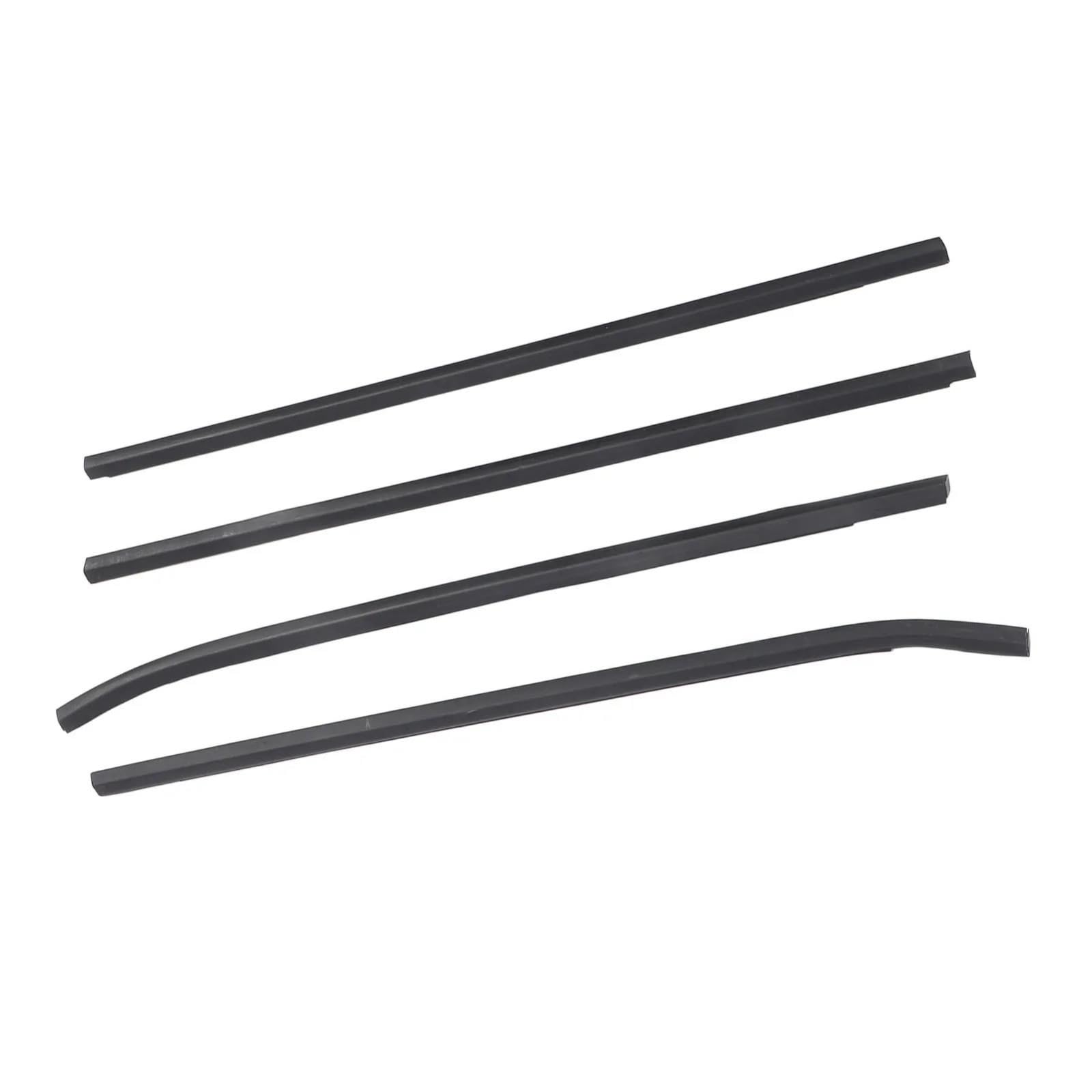 Zcpopknhnz One Color 4Pcs Car Door Window Weatherstrip Windproof Dustproof Water Resistant 82210 2L000 For Hyundai I30 2008-2011