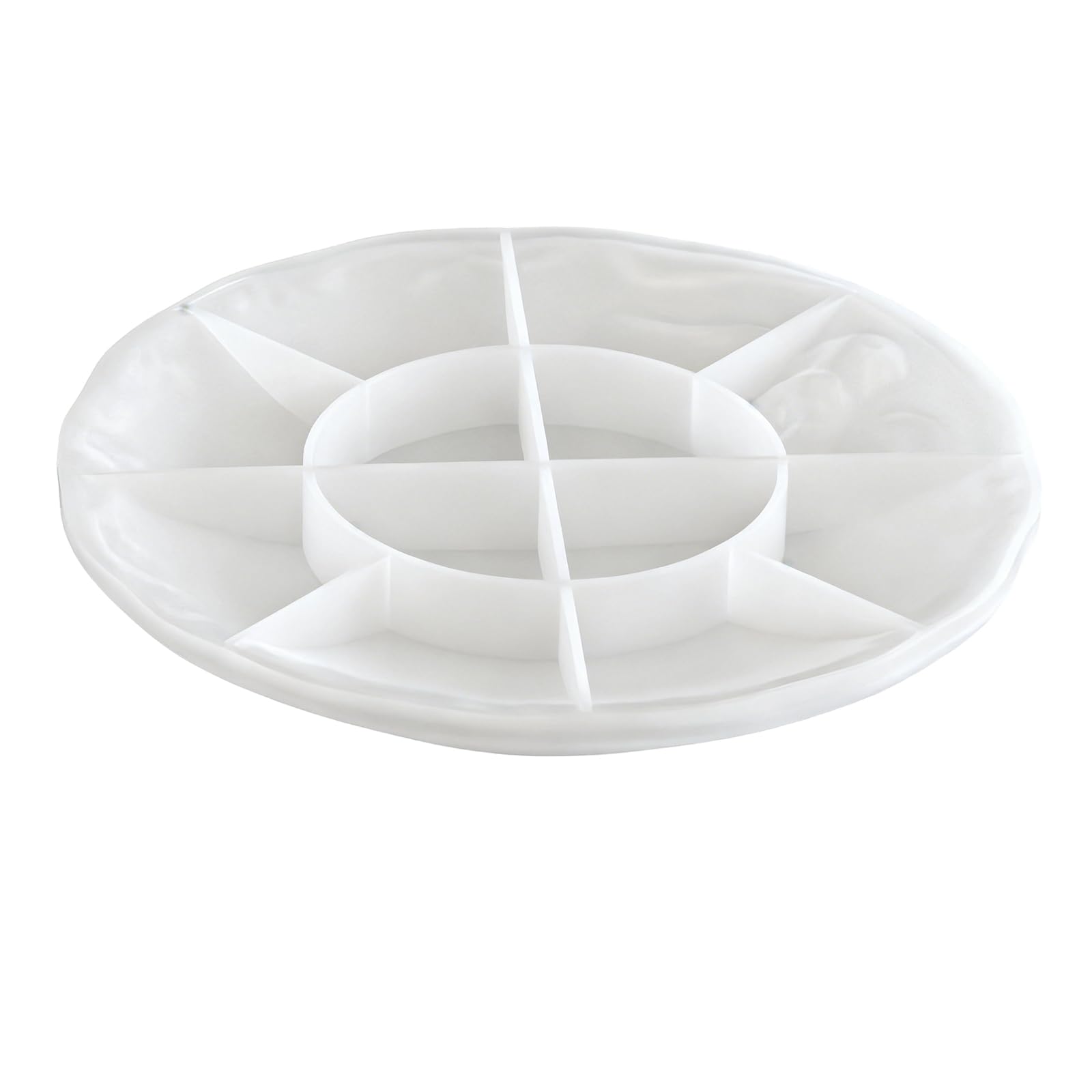 Zxfdsfdbnm Embossed Fruit Round Tray Silicone Mold Food Grade Silicone Crafting Tool for Resin Casting Jewelry Tray Craft Mold