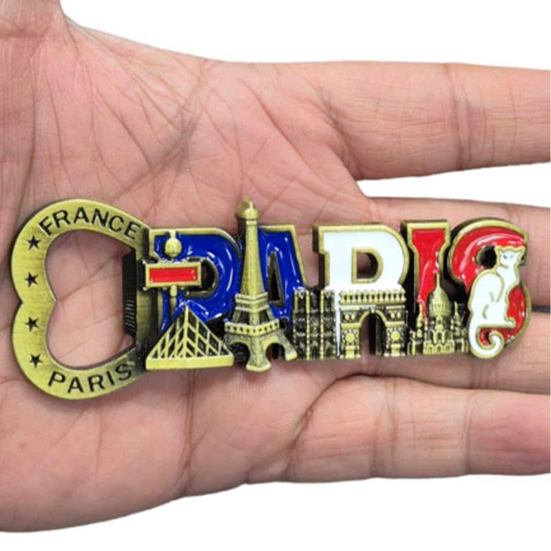 DT DECTONE Regular Metal Fridge Magnet, Paris 3D Metal Magnet for Fridge, Study Table, Office Desk, Premium Gift, Best Home Dcor Item for Travel Enthusiasts, Handmade Crafted Magnet-P3 (B0CXQ3NPJP) Amazon Price History, Amazon Price Tracker